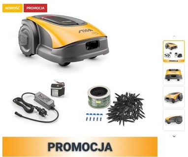 Zestaw promocyjny Robot koszący Stig 600m2