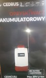 Opryskiwacz akumulatorowy Cedrus SC15Li